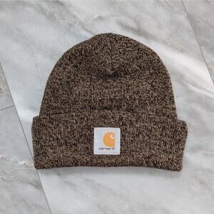 Carhartt Cuffed Beanie Adult One Size Watch Cap Knit Ribbed Sandstone